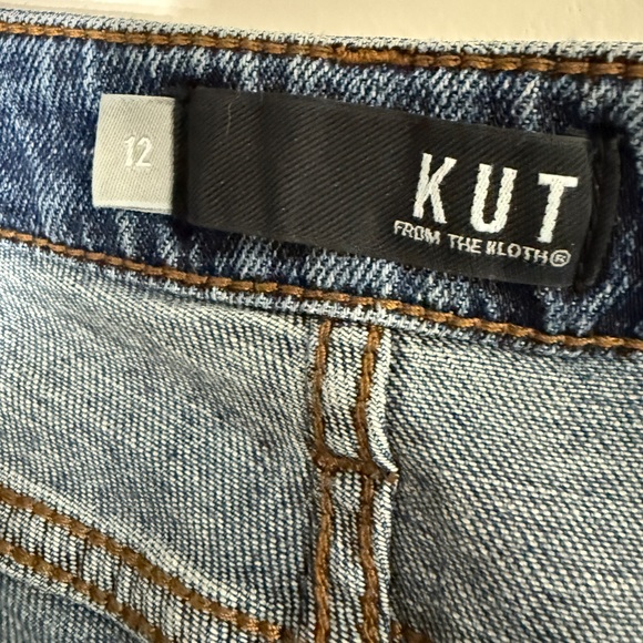 Kut from the‎ Kloth Catherine Boyfriend Straight Jeans Size 12 - Picture 6 of 7
